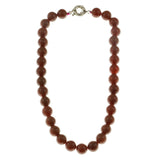 Mi Amore Beaded-Necklace Red/Silver-Tone