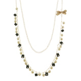 Mi Amore Bow Statement-Necklace Multicolor/Gold-Tone