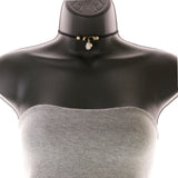 Mi Amore Choker-Necklace Gold-Tone/Black