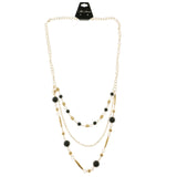 Mi Amore Statement-Necklace Gold-Tone/Black