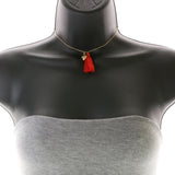 Mi Amore Heart Multiple-Necklace-Set Gold-Tone/Red