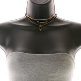 Mi Amore Multiple-Necklace-Set Gold-Tone/Black