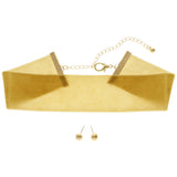 Mi Amore Necklace-Earring-Set Gold-Tone