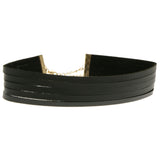 Mi Amore Choker-Necklace Black/Gold-Tone