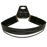 Mi Amore Choker-Necklace Black/Gold-Tone