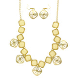 Mi Amore Necklace-Earring-Set Gold-Tone/Yellow