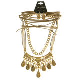 Mi Amore Bow Necklace-Earring-Set Gold-Tone/Brown