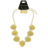 Mi Amore Necklace-Earring-Set Yellow/Gold-Tone