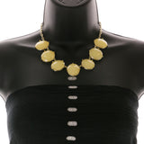 Mi Amore Necklace-Earring-Set Yellow/Gold-Tone
