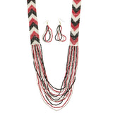 Mi Amore Necklace-Earring-Set Multicolor