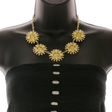 Mi Amore Necklace-Earring-Set Yellow/Gold-Tone