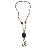 Mi Amore Beaded-Necklace Multicolor/Black
