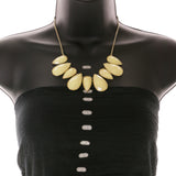 Mi Amore Necklace-Earring-Set Yellow/Gold-Tone