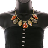 Mi Amore Necklace-Earring-Set Multicolor/Gold-Tone