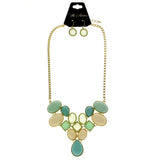 Mi Amore Necklace-Earring-Set Multicolor/Gold-Tone
