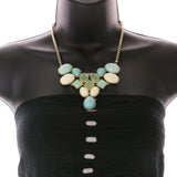 Mi Amore Necklace-Earring-Set Multicolor/Gold-Tone