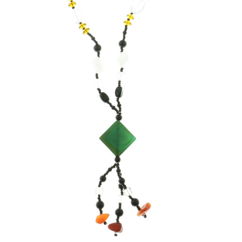 Mi Amore Beaded-Necklace Multicolor/Black