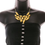 Mi Amore Necklace-Earring-Set Yellow/Gold-Tone