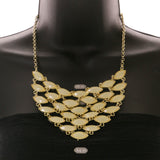 Mi Amore Necklace-Earring-Set Yellow/Gold-Tone