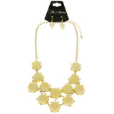 Mi Amore Necklace-Earring-Set Yellow/Gold-Tone