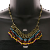 Mi Amore Necklace-Earring-Set Multicolor/Gold-Tone