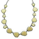 Mi Amore Fashion-Necklace White/Dark-Silver