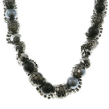 Mi Amore Adjustable Beaded-Necklace Multicolor/Silver-Tone