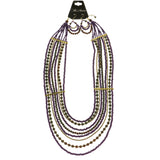 Mi Amore Necklace-Earring-Set Multicolor/Gold-Tone