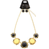 Mi Amore Necklace-Earring-Set Gold-Tone/Multicolor