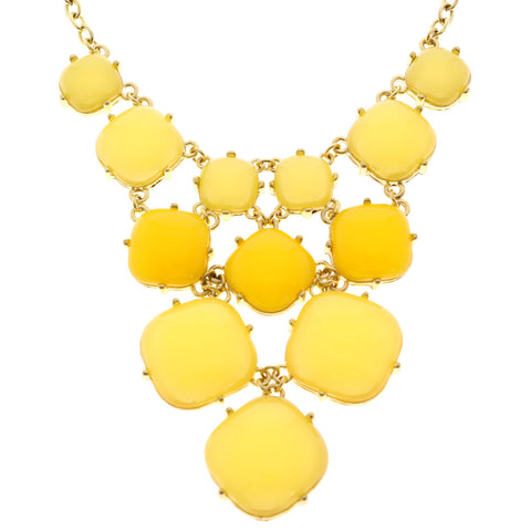 Mi Amore Necklace-Earring-Set Gold-Tone/Yellow