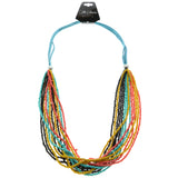 Mi Amore Long-Necklace Blue/Multicolor