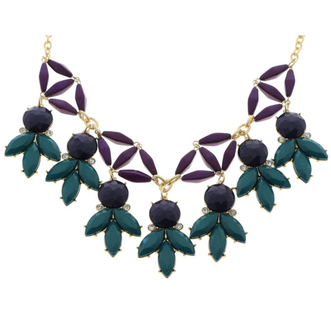 Mi Amore Necklace-Earring-Set Gold-Tone/Multicolor