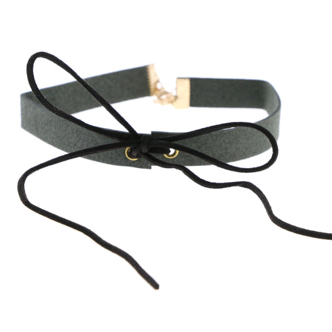 Mi Amore Choker-Necklace Green/Black
