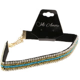 Mi Amore Choker-Necklace Black/Multicolor