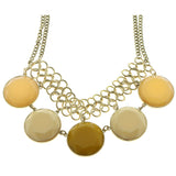 Mi Amore Necklace-Earring-Set Gold-Tone/Yellow
