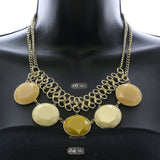 Mi Amore Necklace-Earring-Set Gold-Tone/Yellow