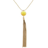Mi Amore Double-Sided Necklace-Earring-Set Gold-Tone/Multicolor