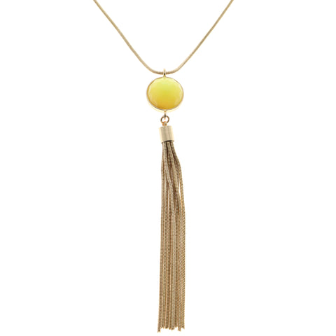 Mi Amore Double-Sided Necklace-Earring-Set Gold-Tone/Multicolor