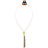 Mi Amore Double-Sided Necklace-Earring-Set Gold-Tone/Multicolor