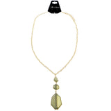 Mi Amore Pendant-Necklace Gold-Tone/Green