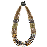 Mi Amore Statement-Necklace Gold-Tone/Multicolor