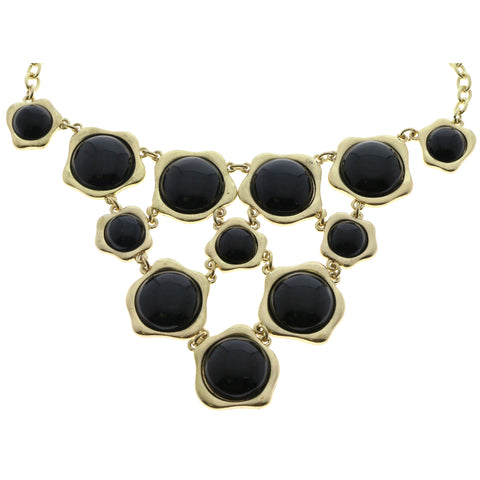 Mi Amore Necklace-Earring-Set Gold-Tone/Black