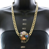 Mi Amore Statement-Necklace Gold-Tone/Multicolor