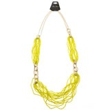 Mi Amore Statement-Necklace Yellow/Gold-Tone