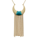 Mi Amore Necklace-Earring-Set Gold-Tone/Blue
