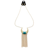 Mi Amore Necklace-Earring-Set Gold-Tone/Blue