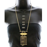 Mi Amore Necklace-Earring-Set Gold-Tone/White