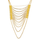 Mi Amore Necklace-Earring-Set Gold-Tone/Yellow