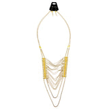 Mi Amore Necklace-Earring-Set Gold-Tone/Yellow