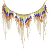Mi Amore Fashion-Necklace Gold-Tone/Multicolor
